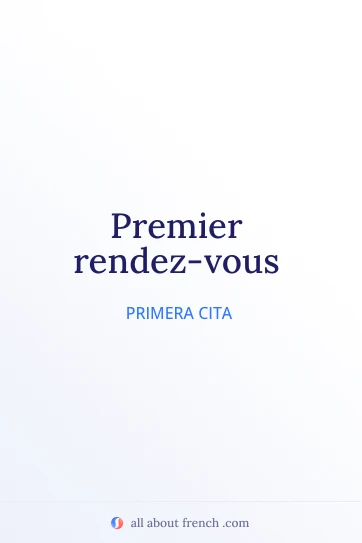 cita francesa estética premier rendez vous