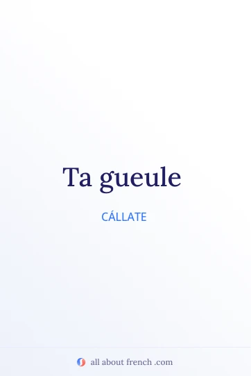 expresión francesa estética ta gueule