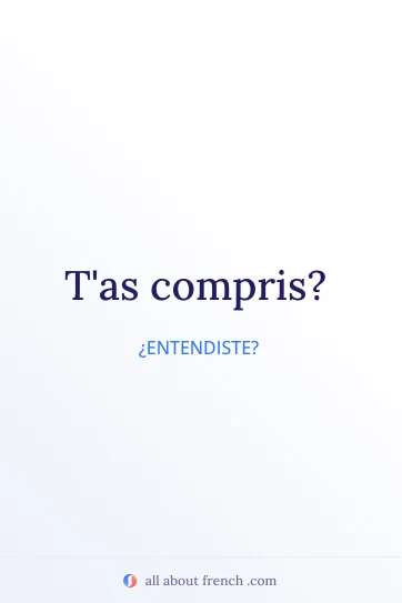 cita estética en francés tas compris