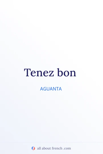 cita francesa estética tenez bon