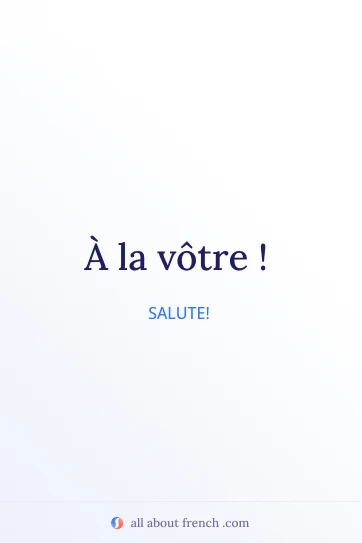 citazione francese estetica a la votre