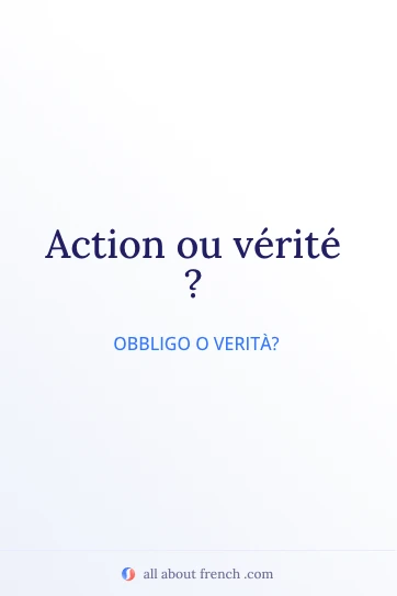 citazione francese estetica action ou verite