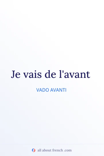 citazione francese estetica aller de lavant