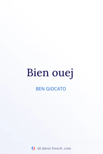 frase francese estetica bien ouej