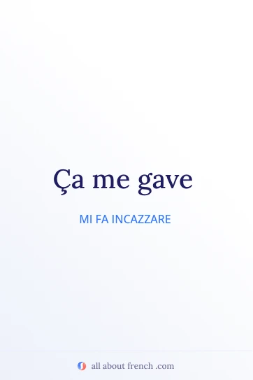 frase francese estetica ca gave