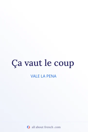citazione francese estetica ça vaut le coup