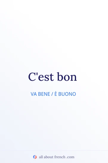 citazione francese estetica cest bon