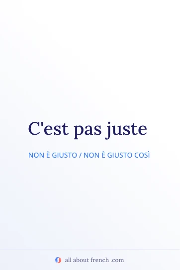 citazione francese estetica c'est pas juste