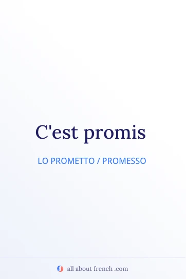 citazione francese estetica c'est promis