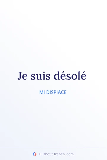 bellissima citazione francese desole