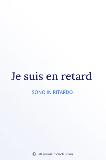 citazione francese estetica en retard