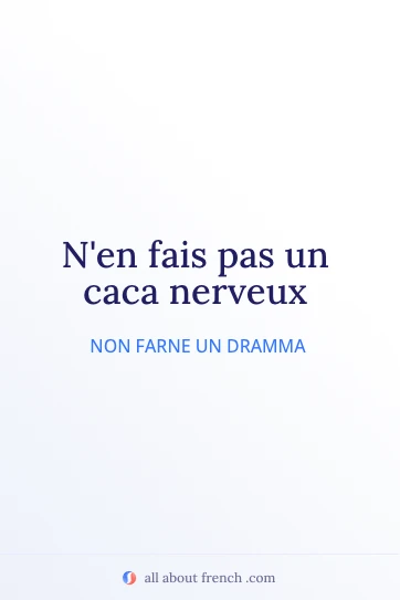 citazione francese estetica faire caca nerveux