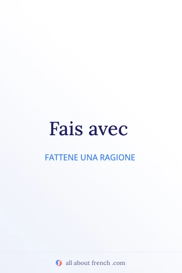 citazione francese estetica fais avec