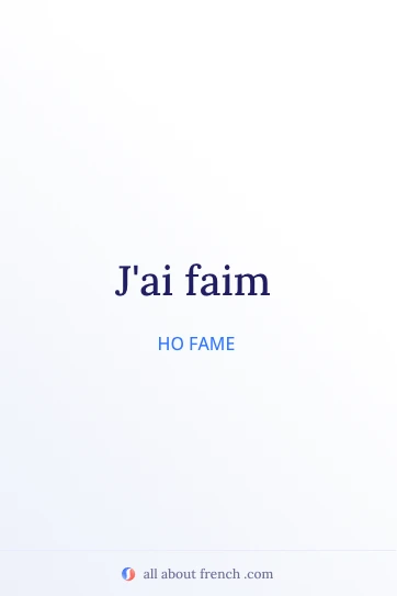 citazione francese estetica jai faim
