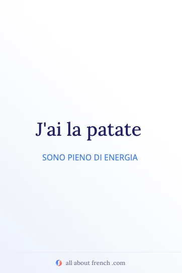 citazione francese estetica jai la patate
