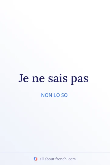 citazione francese estetica je ne sais pas