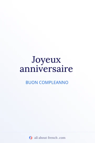 citazione francese estetica joyeux anniversaire
