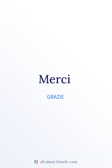 bella citazione francese merci