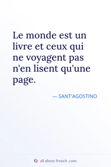 citazione francese estetica monde livre voyage pas une page