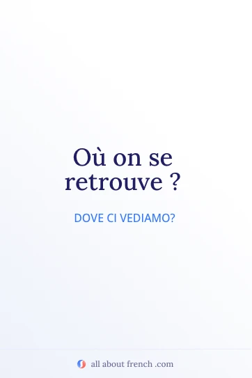 citazione francese estetica ou on se retrouve