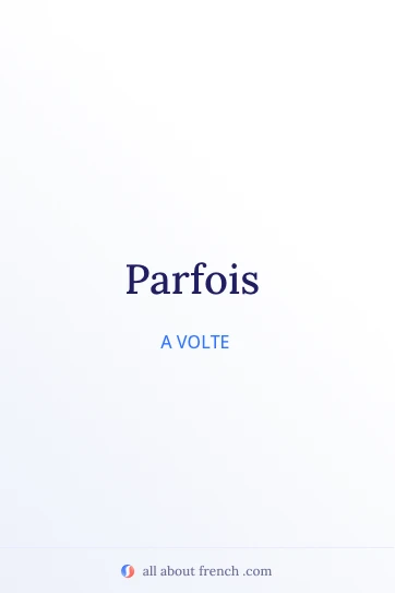 citazione francese estetica parfois