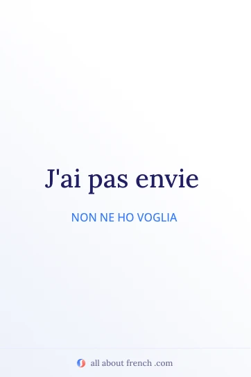 citazione francese estetica pas envie