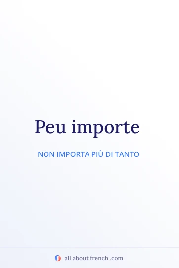 citazione francese estetica peu importe