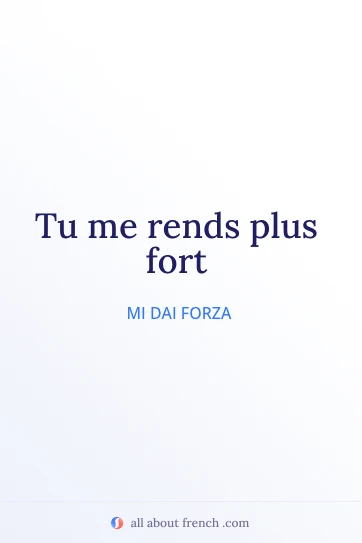 citazione francese estetica rendre plus fort