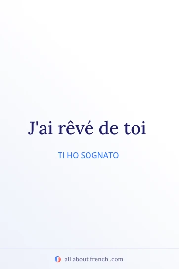 citazione francese estetica rever de toi