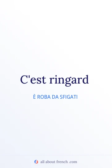 citazione francese estetica ringard