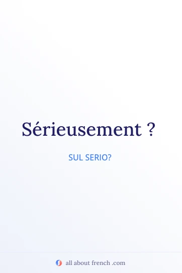 citazione francese estetica serieusement
