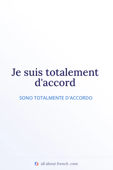 bella citazione francese totalement daccord