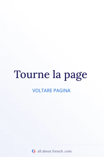 citazione francese estetica tourne la page