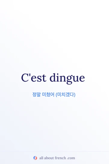 아름다운 프랑스어 명언 cest dingue