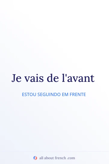 citação em francês estética aller de lavant