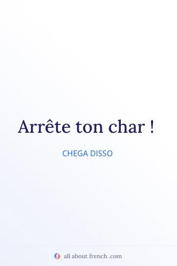 citação francesa estética arrete ton char