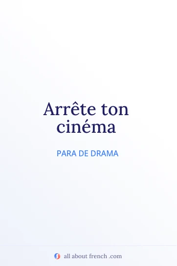 citação francesa estética arrete ton cinema