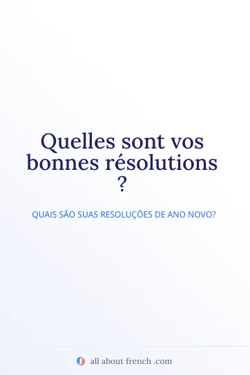 frase francesa estética sobre bonnes resolutions