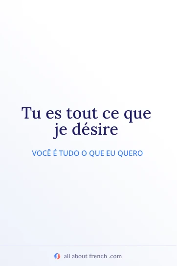 citação estética em francês ce que je desire
