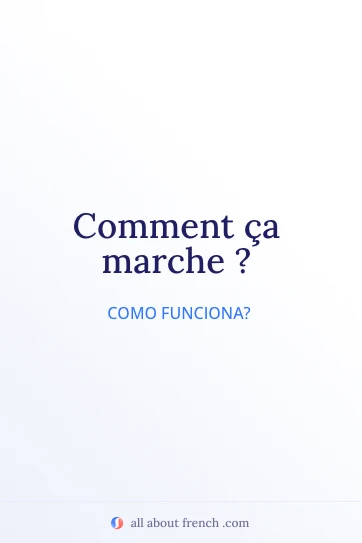 citação estética em francês comment ca marche