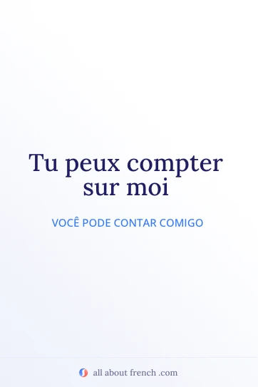 citação estética em francês compter sur