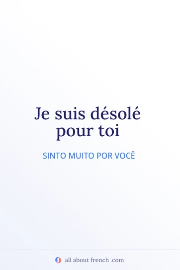 citação francesa estética desole pour toi