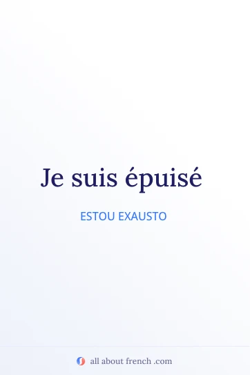 citação estética em francês etre epuise