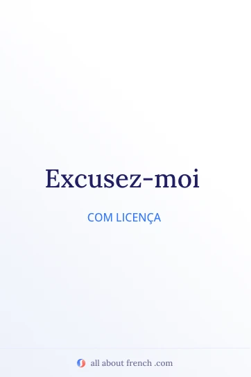 citação francesa estética excusez moi