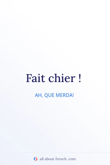 citação francesa estética fait chier