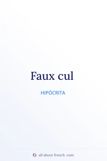 citação francesa estética faux cul