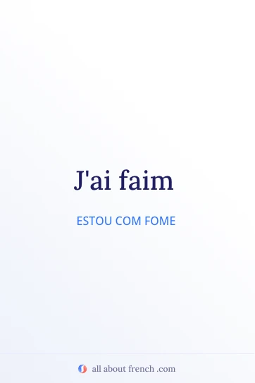 citação estética em francês jai faim