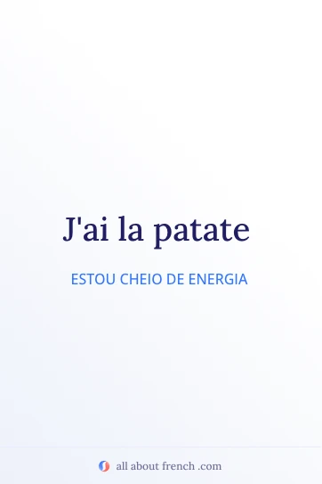 citação estética em francês jai la patate