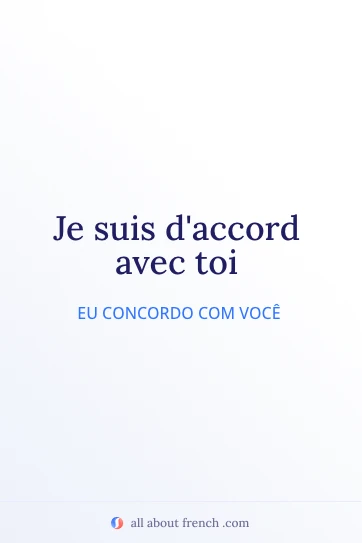 citação estética em francês je suis daccord avec toi