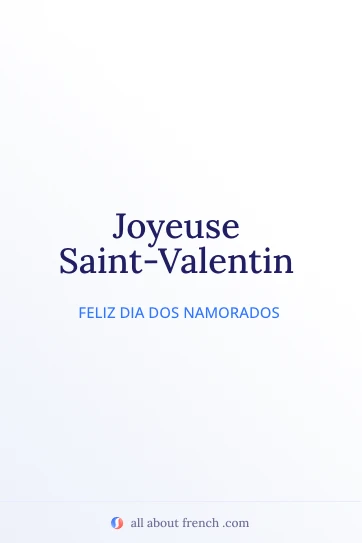 citação francesa estética joyeuse saint valentin